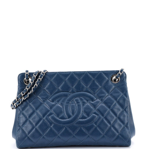 CHANEL Timeless CC Frame Tote Quilted Caviar Medium