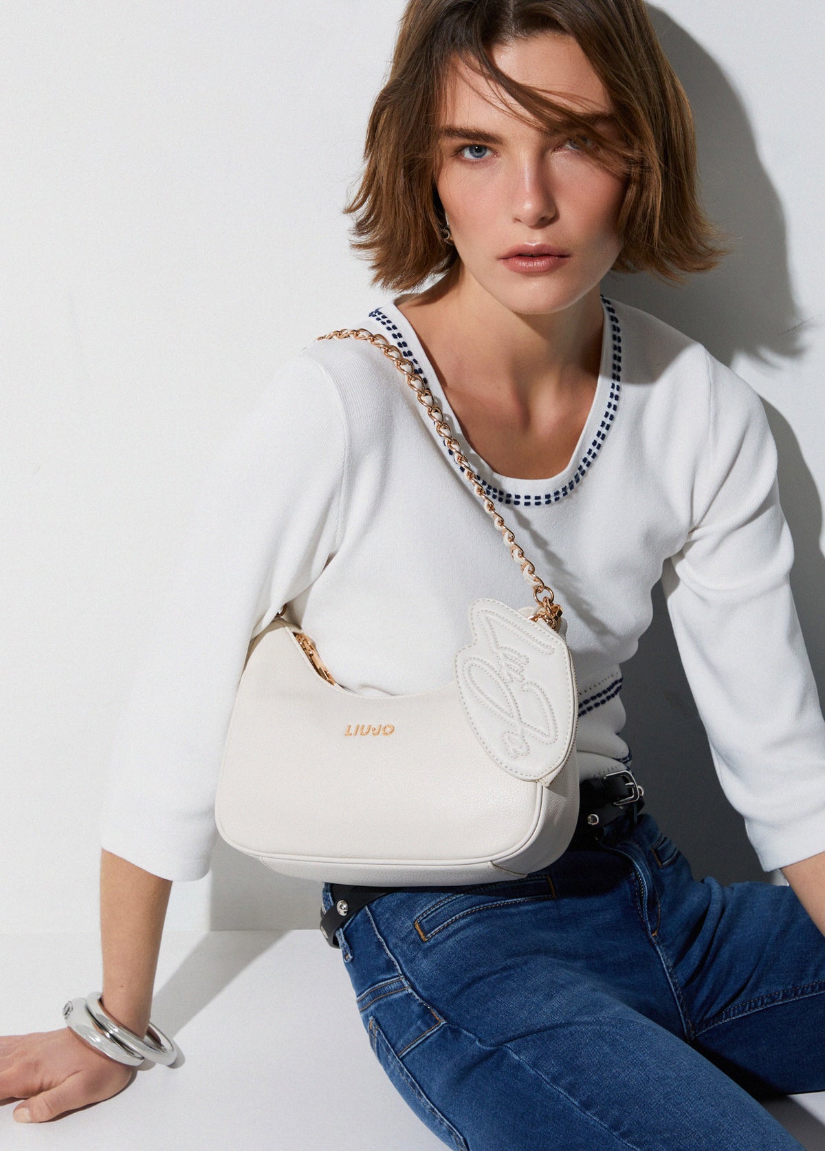 Liujo Liu Jo Sac Hobo Petit Format Avec Porte-monnaie