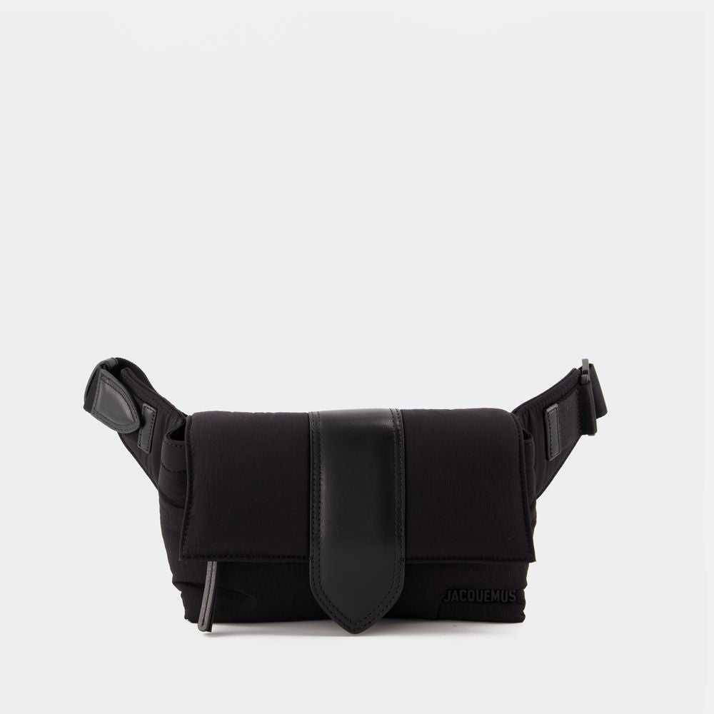 Jacquemus Men's Le Banane Bambino Belt Bag in Black | Size UNICA | 246BA3793174