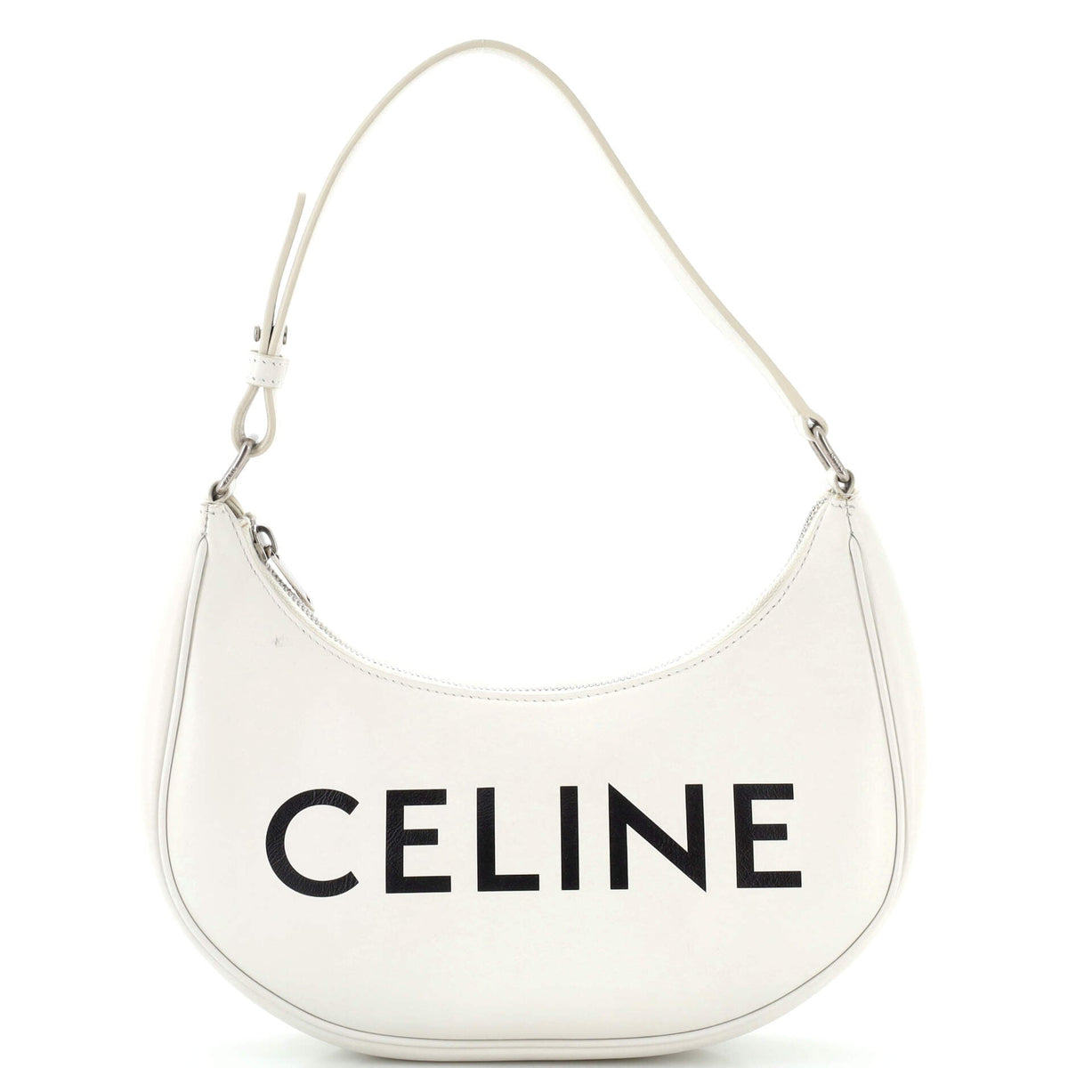Celine CELINE Ava Bag Printed Logo Leather