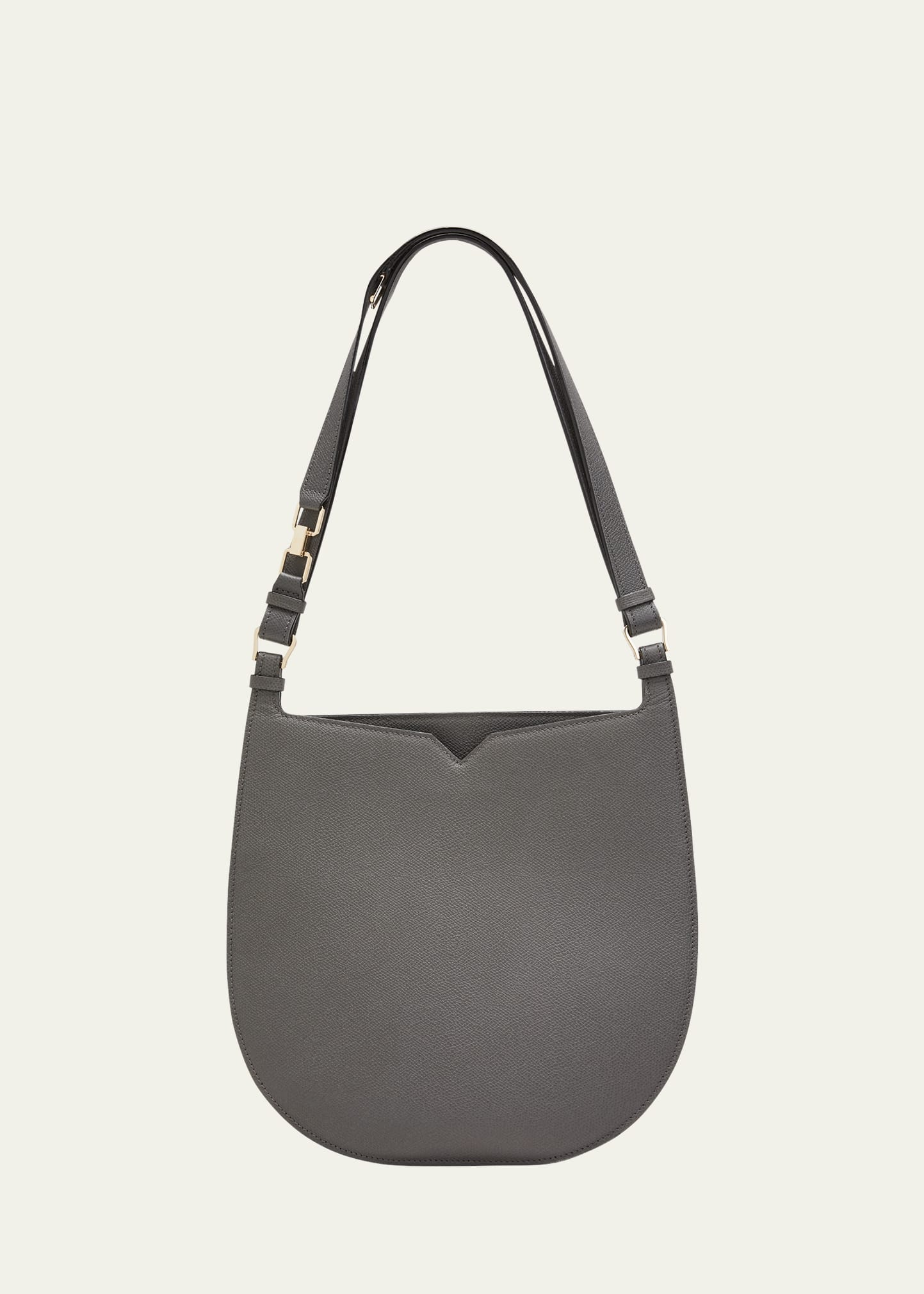 Valextra Saffiano Weekend Hobo Bag