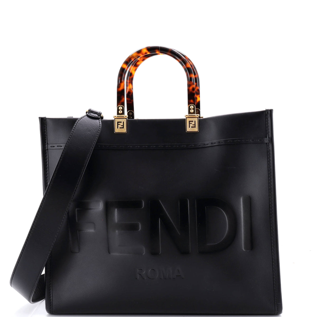 Fendi FENDI Sunshine Shopper Tote Leather Medium
