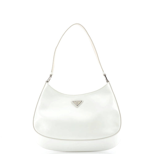 PRADA Cleo Shoulder Bag Spazzolato Leather Medium