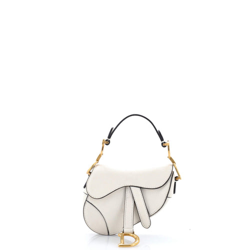Saddle Handbag Leather Micro