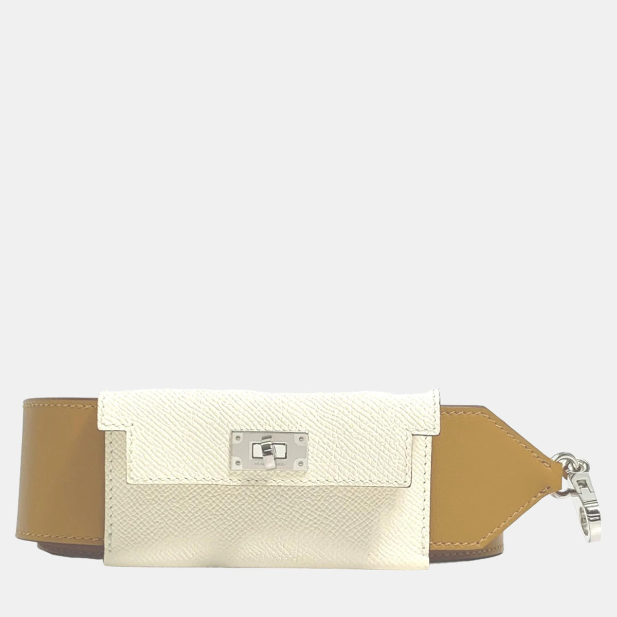 Hermès Nata /Sesame Beige Bandouliere Bag Kelly Pochette