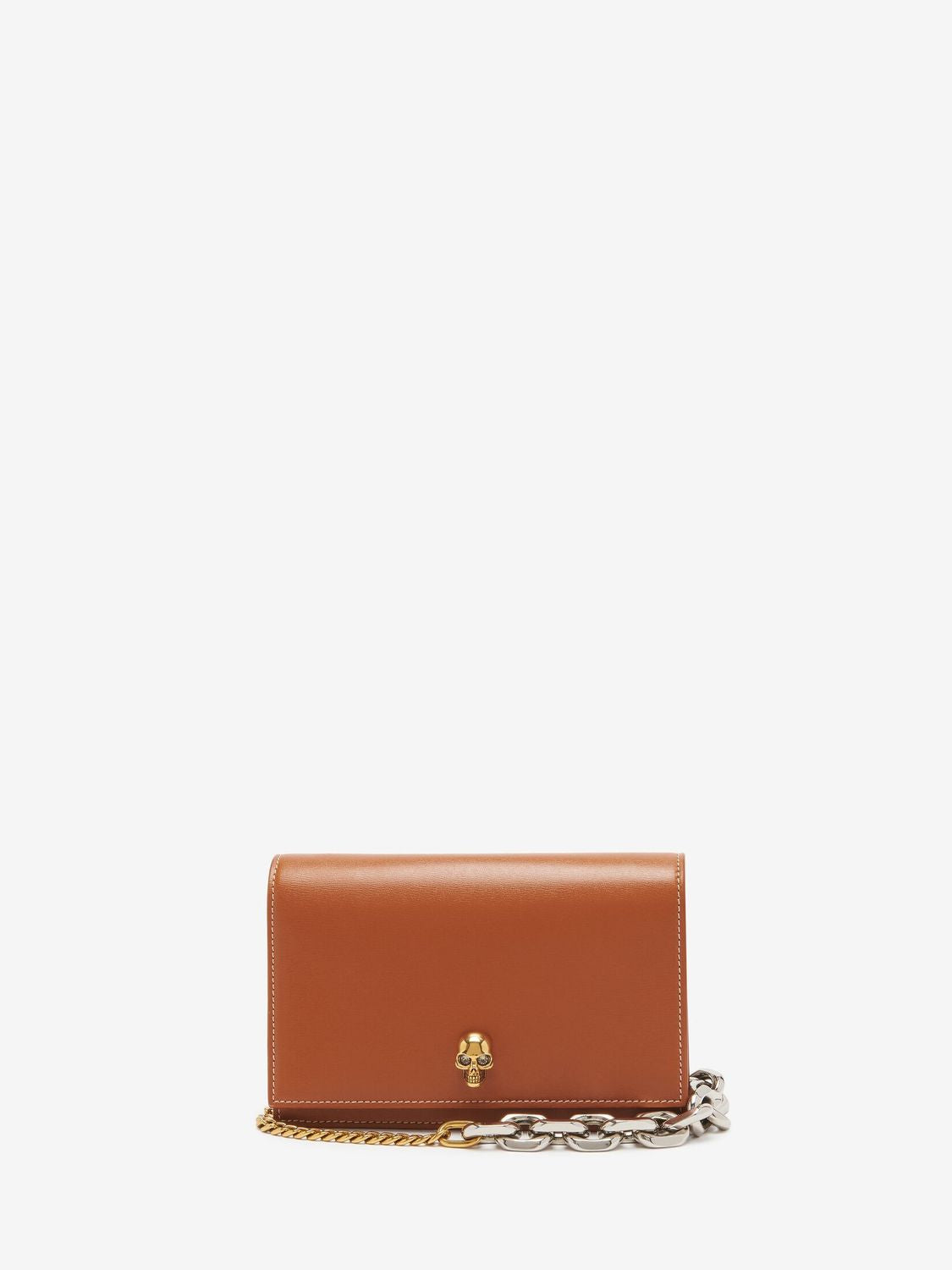 Alexander Mcqueen Women's Small Skull Bag in Caramel | 613088DYTD1