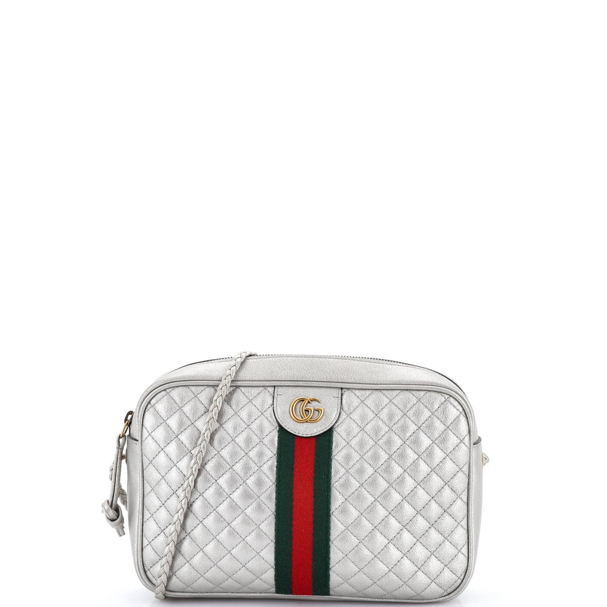 Gucci GUCCI Trapuntata Camera Bag Quilted Leather Small