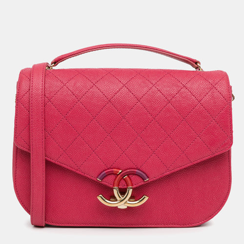 Medium Caviar Paris Cuba Thread Around Flap