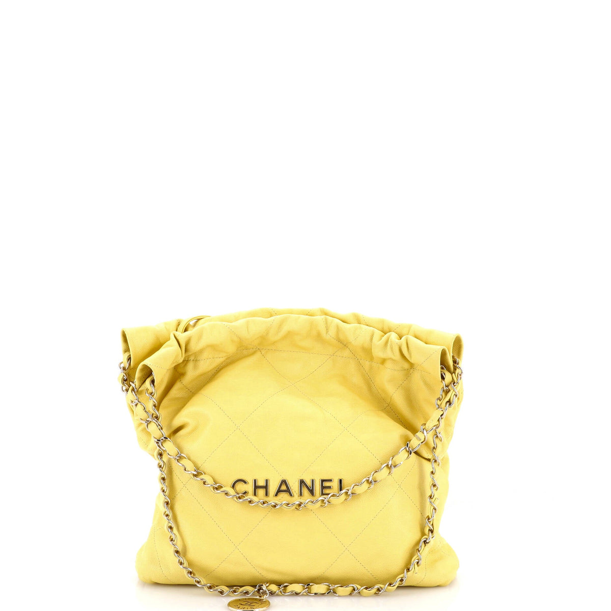 Chanel CHANEL 22 Chain Hobo Quilted Caviar Small