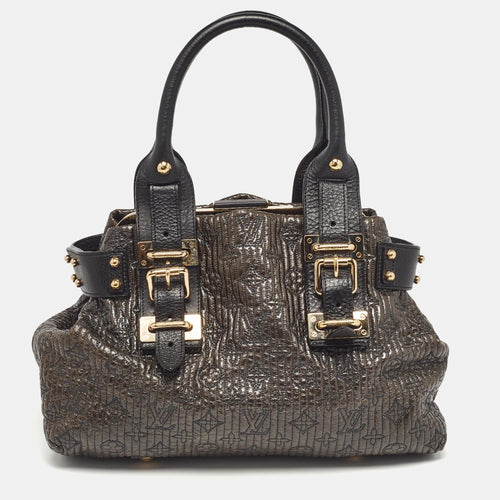 Black Monogram Motard Biker Bag