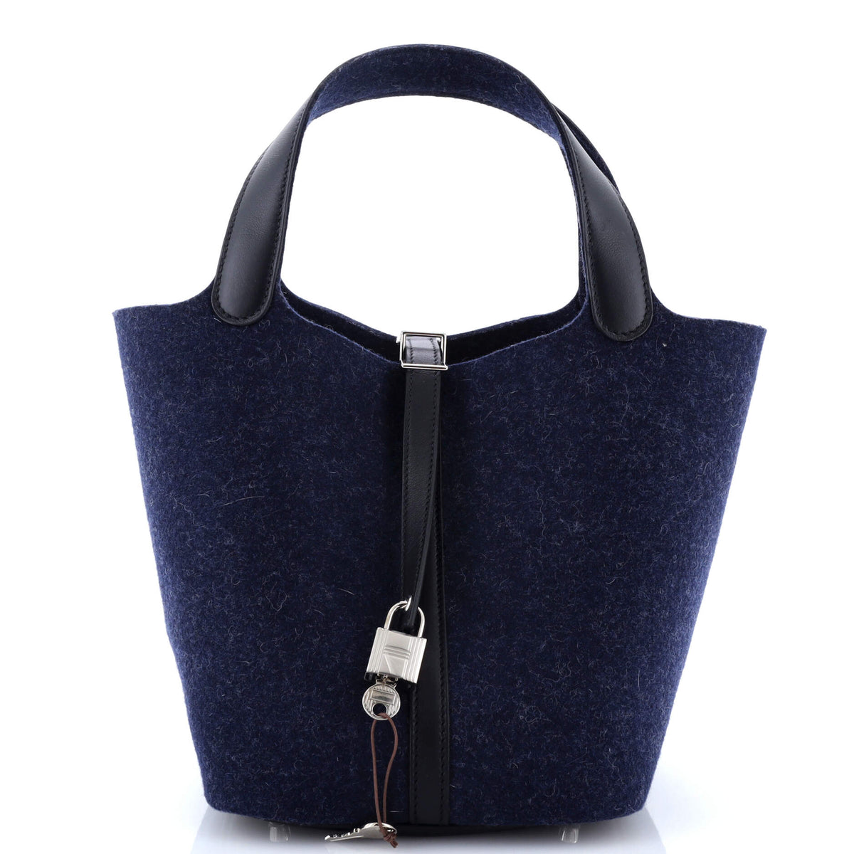 Herm?s Picotin Lock Bag Felt with Leather MM