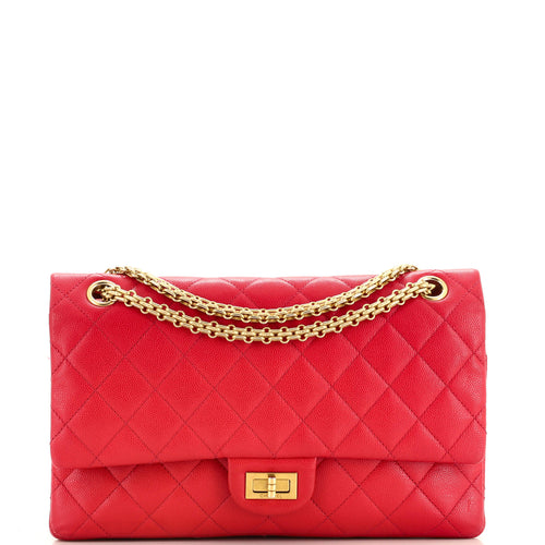 CHANEL Reissue 2.55 Flap Bag Quilted Caviar 226