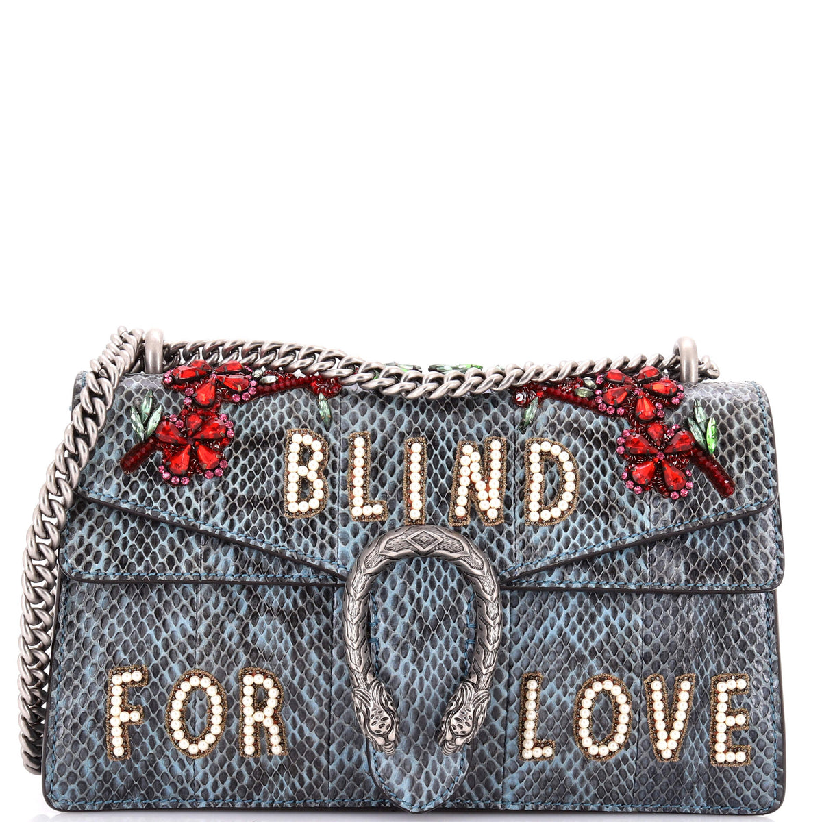 Gucci GUCCI Dionysus Bag Embellished Python Small
