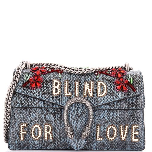 GUCCI Dionysus Bag Embellished Python Small