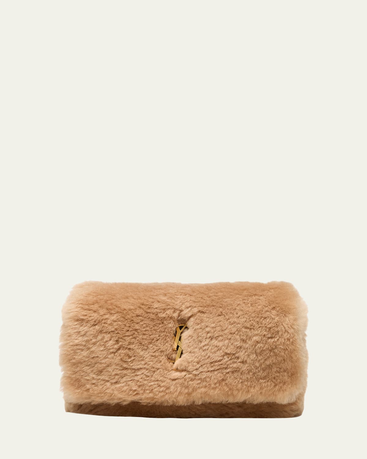 Saint Laurent Kate Small YSL Crossbody Bag in Shearling