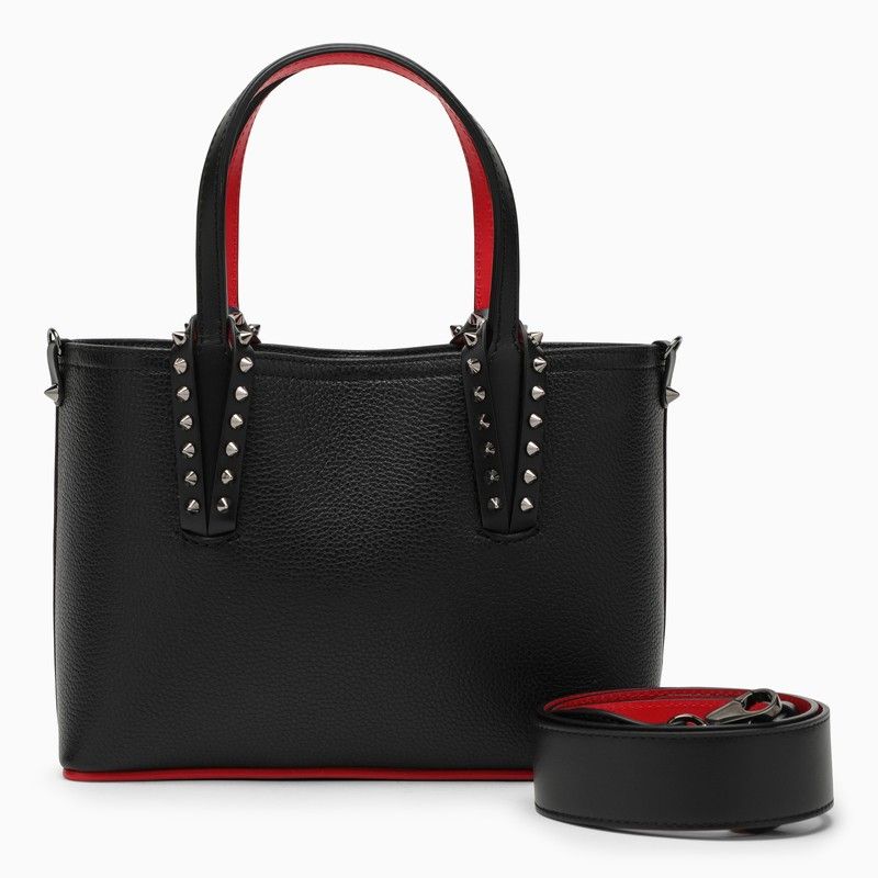 Christian Louboutin Women's Cabata Mini Tote Bag in Black | 1205054LE