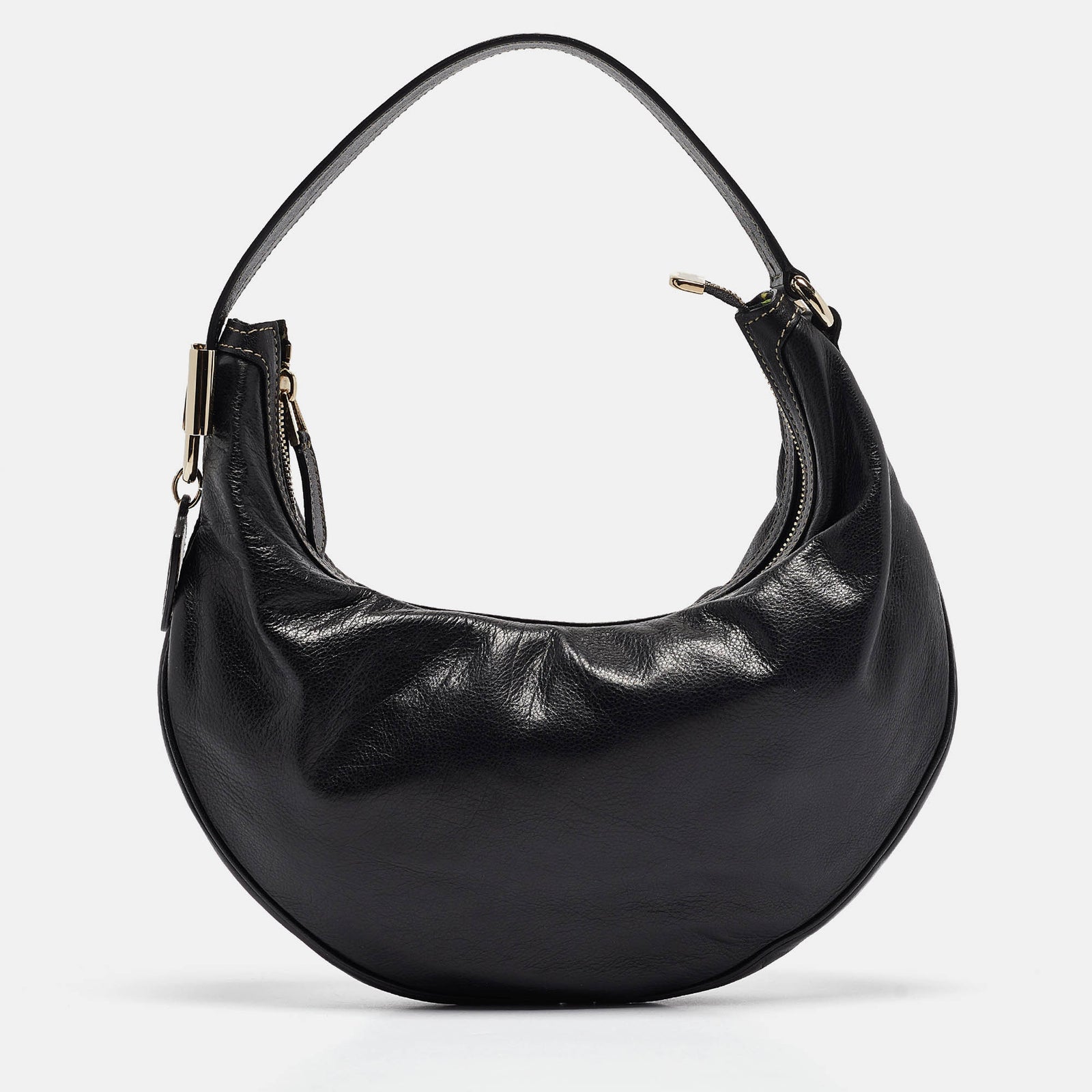 Gucci Sac hobo en cuir noir