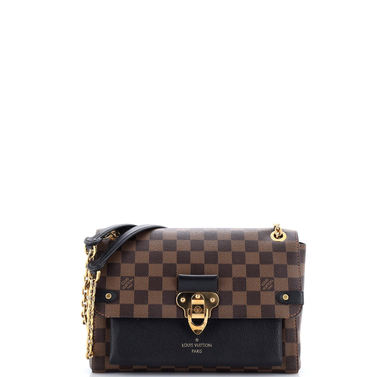 Louis Vuitton Vavin Handbag Damier with Leather PM