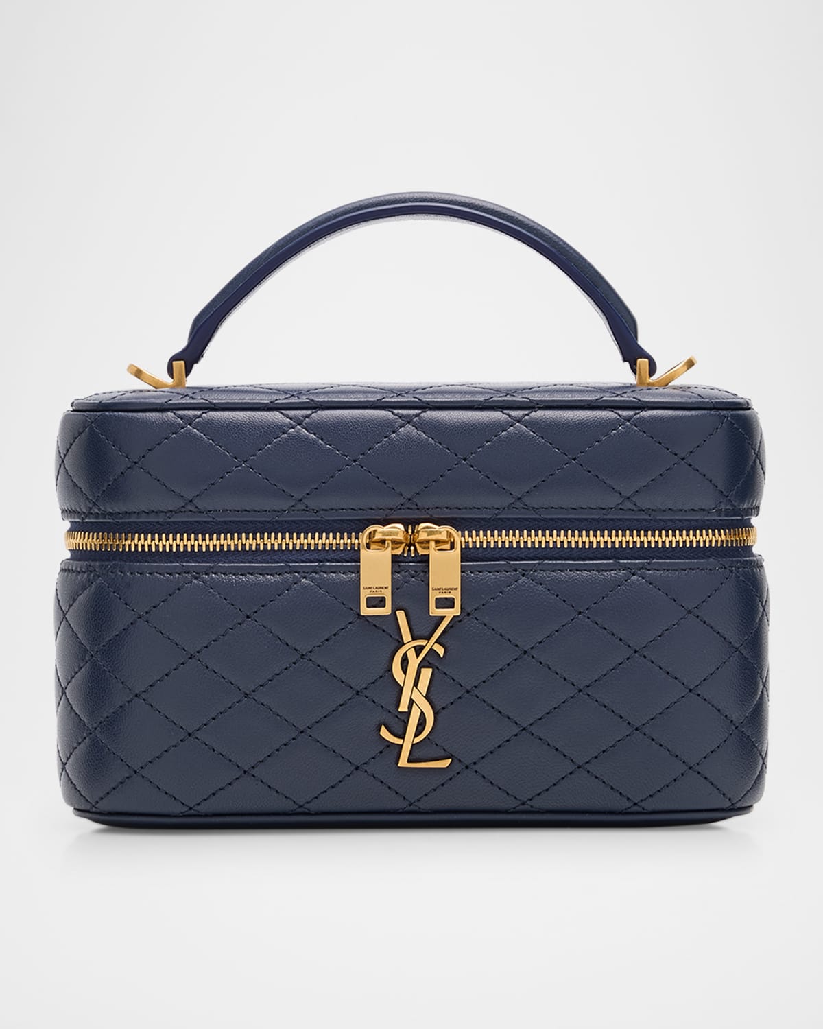 Saint Laurent Gaby Vanity Quilted Leather Bag