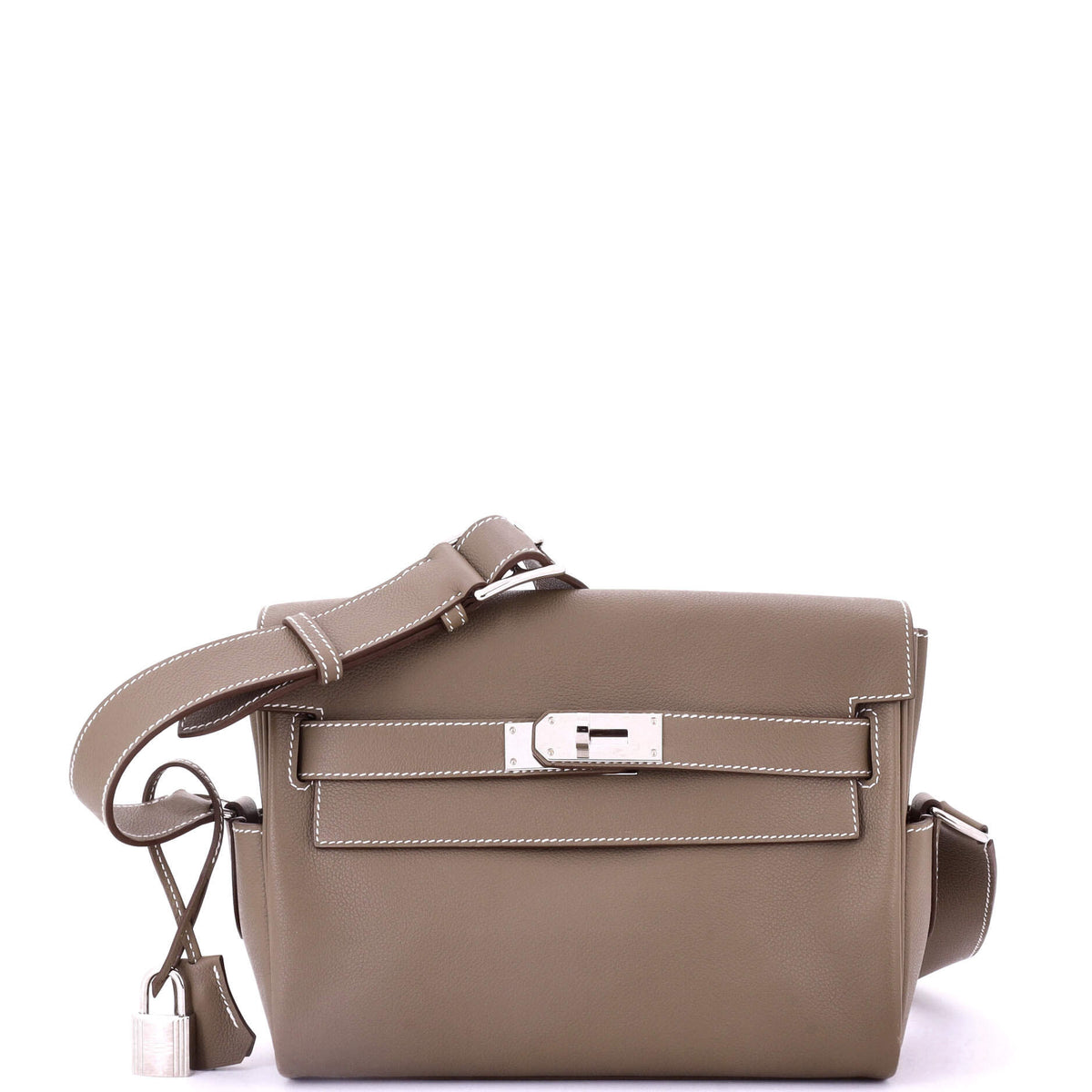 Herm?s Kelly Messenger Bag Evercolor PM