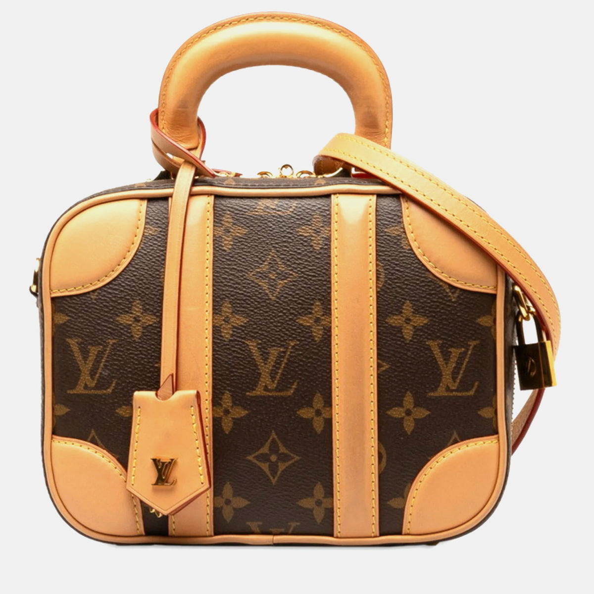 Louis Vuitton Brown Monogram Canvas Valisette BB Top Handle Bag