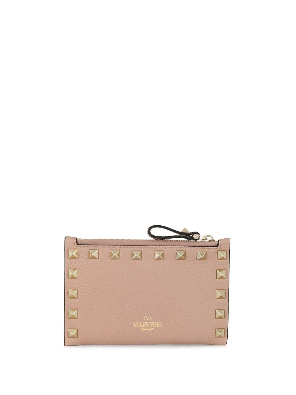 Valentino Women's Rockstud Coin Purse/card Case in Poudre | 5W2P0605VSH