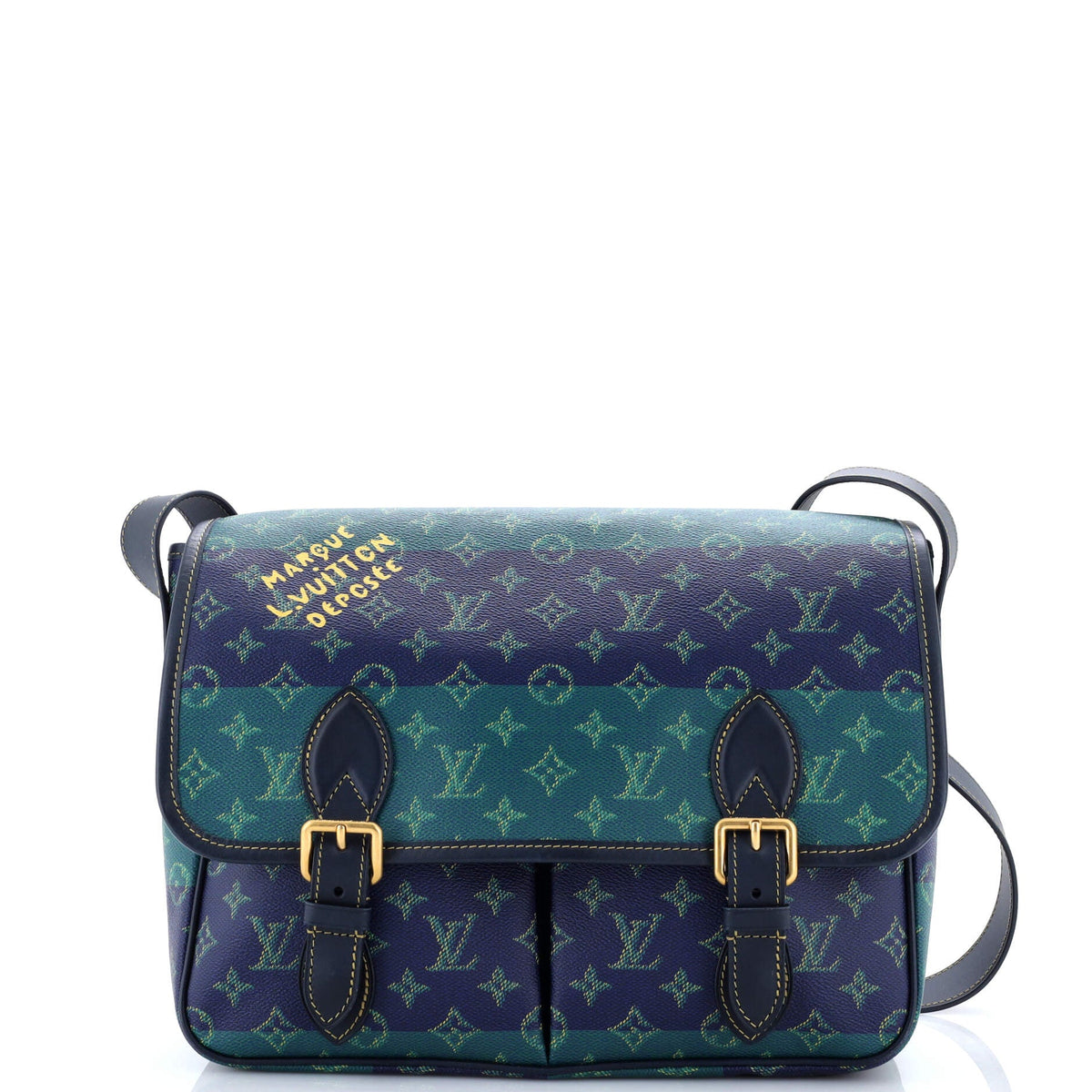 Louis Vuitton Satchel Messenger Limited Edition Monogram Heritage Canvas