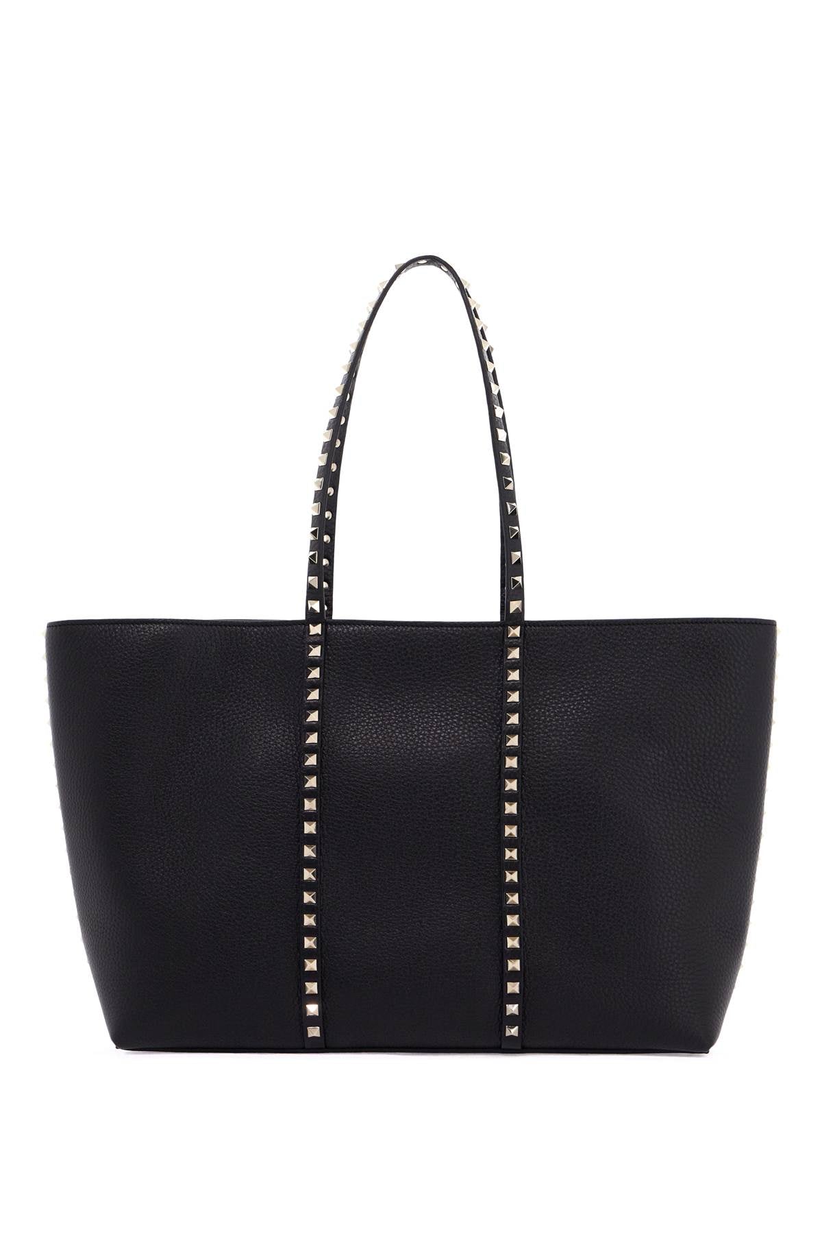 Valentino Garavani Women's Rockstud Tote Bag in Black | 5W0B0Q67VSF