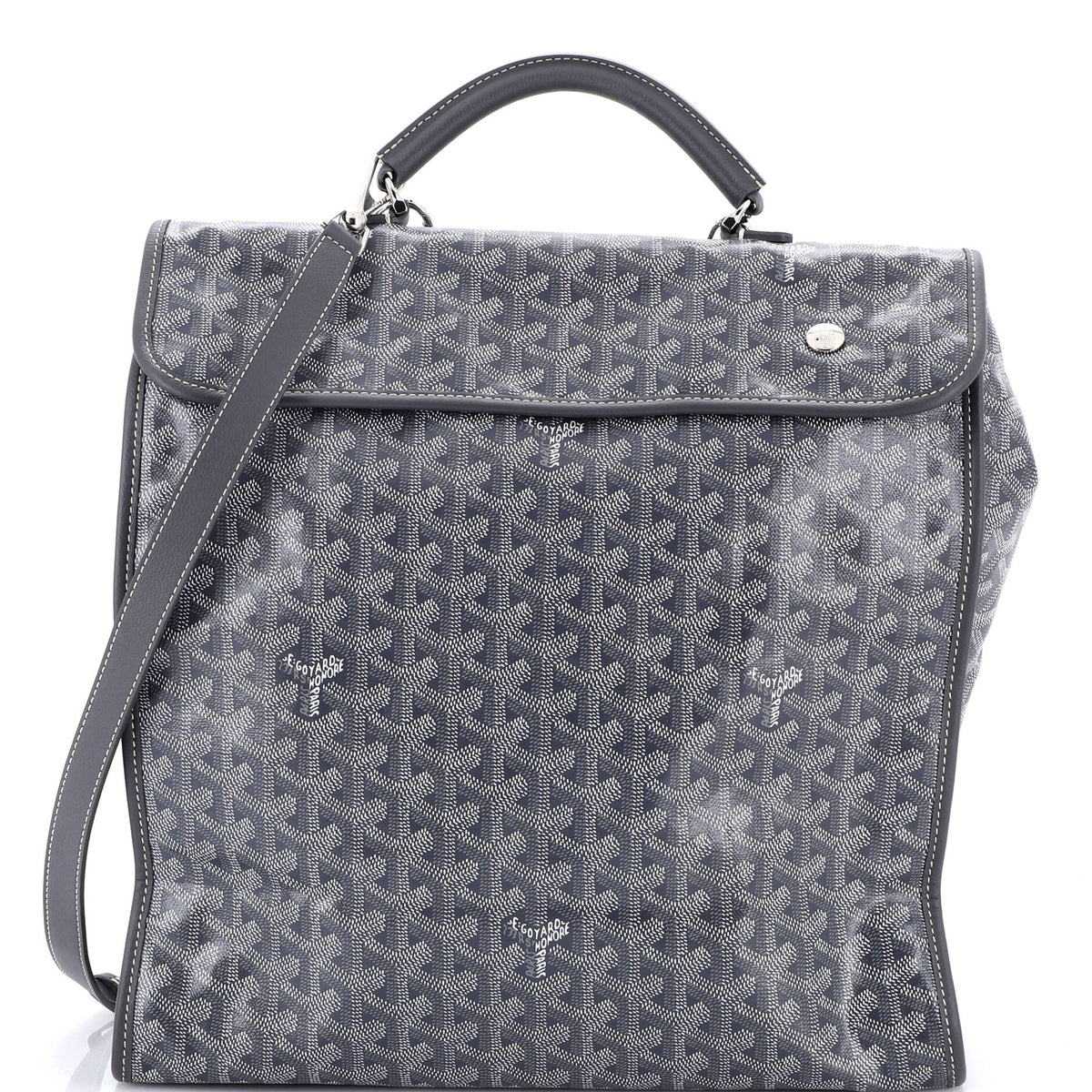 Goyard GOYARD Saint Leger Briefcase Backpack Coated Canvas