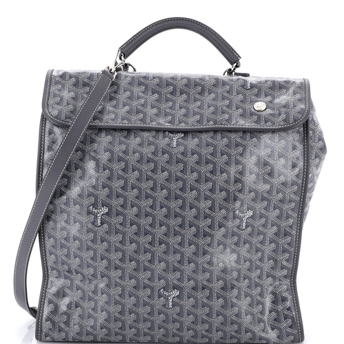 GOYARD Saint Leger Briefcase Backpack Coated Canvas