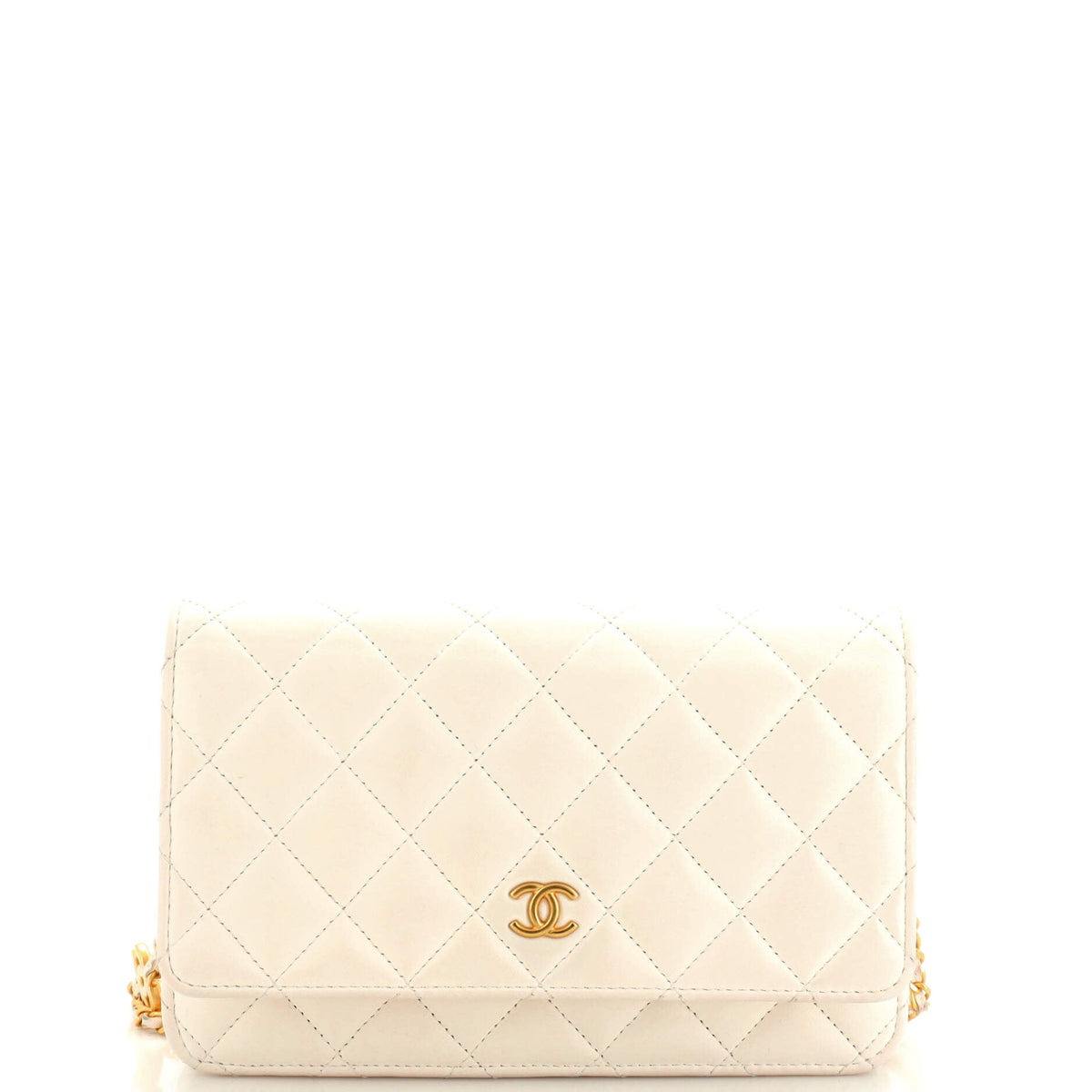 Chanel CHANEL Coco de Toi Heart Wallet on Chain Quilted Lambskin
