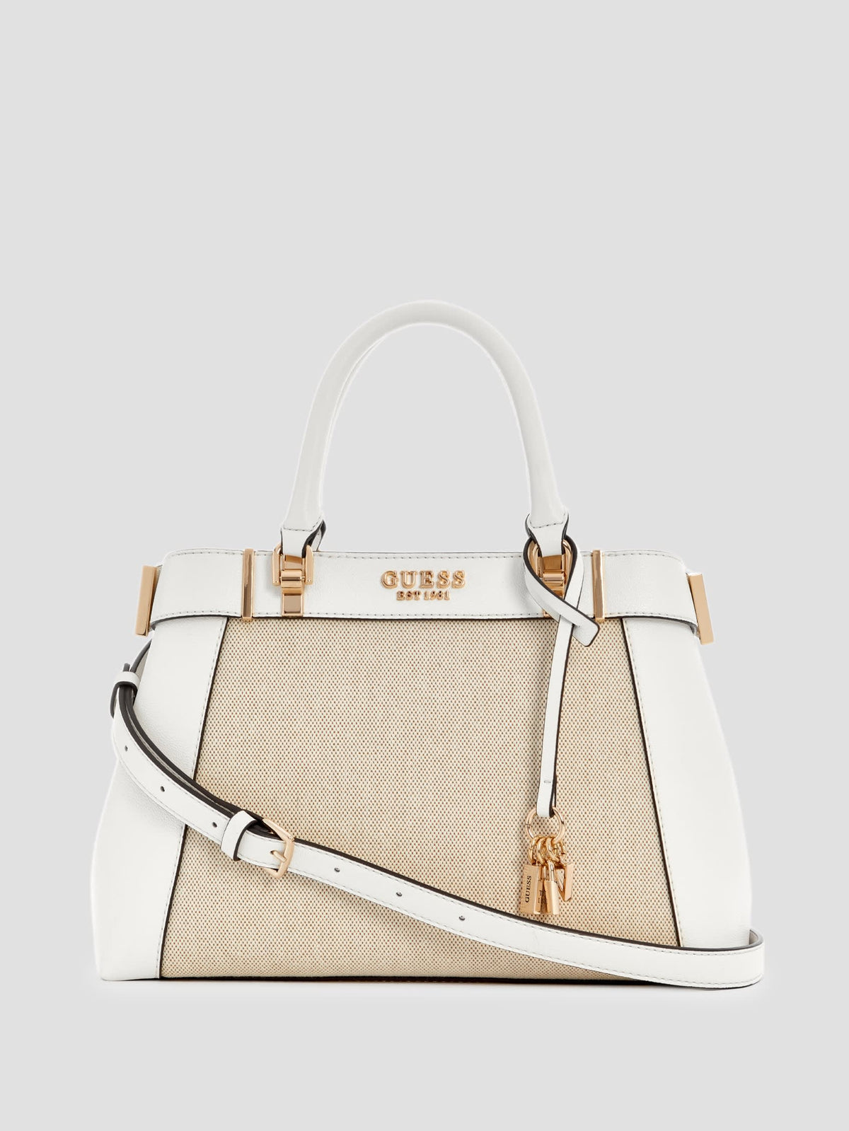 Guess Anadela Canvas Satchel