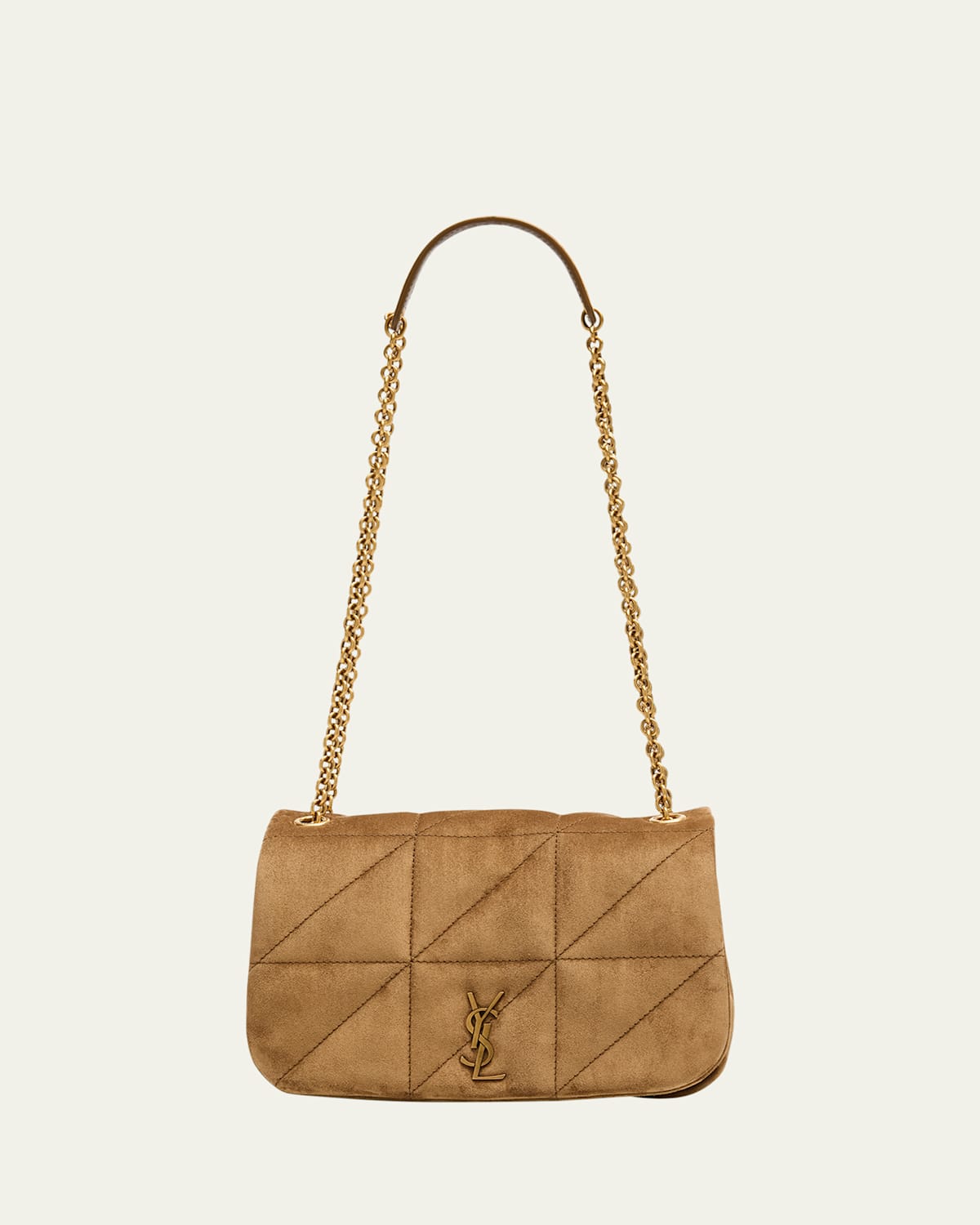 Saint Laurent Jamie 4.3 Mini YSL Chain Shoulder Bag in Quilted Suede