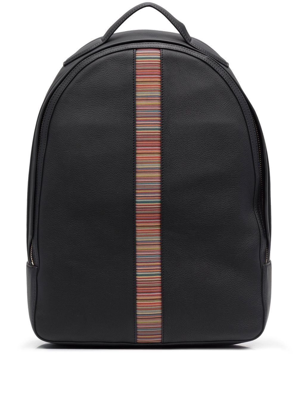 Paul Smith Men's Signature Stripe Backpack in Black | Size UNI | M1A6596BMULTI79