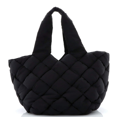 Cassette Paper Tote Intrecciato Nylon