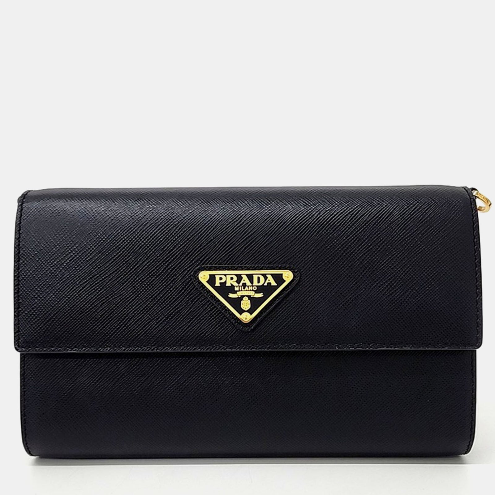 Prada Clutch und Umhängetasche aus Saffiano-Stoff