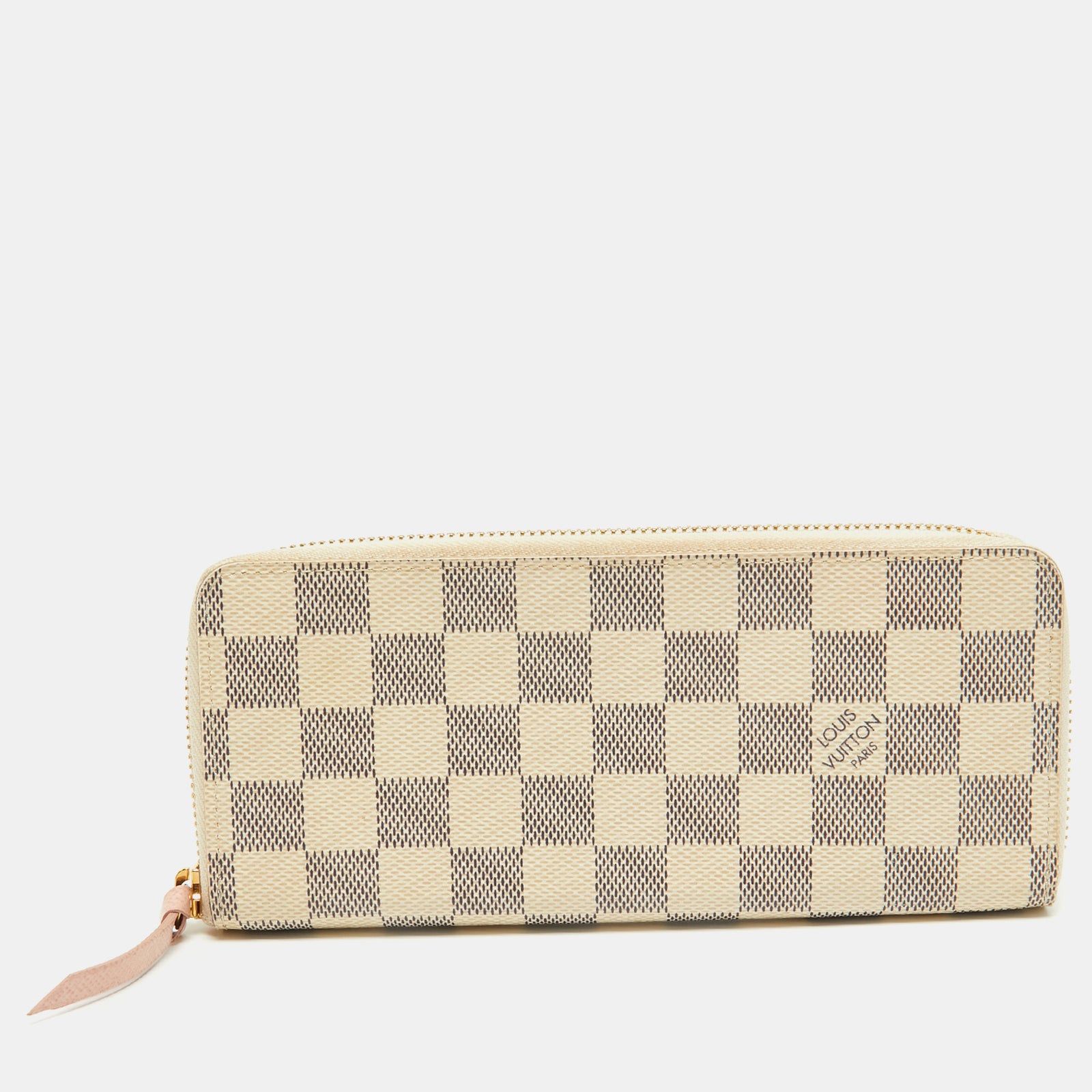 Louis Vuitton Portefeuille Clémence en toile Damier Azure