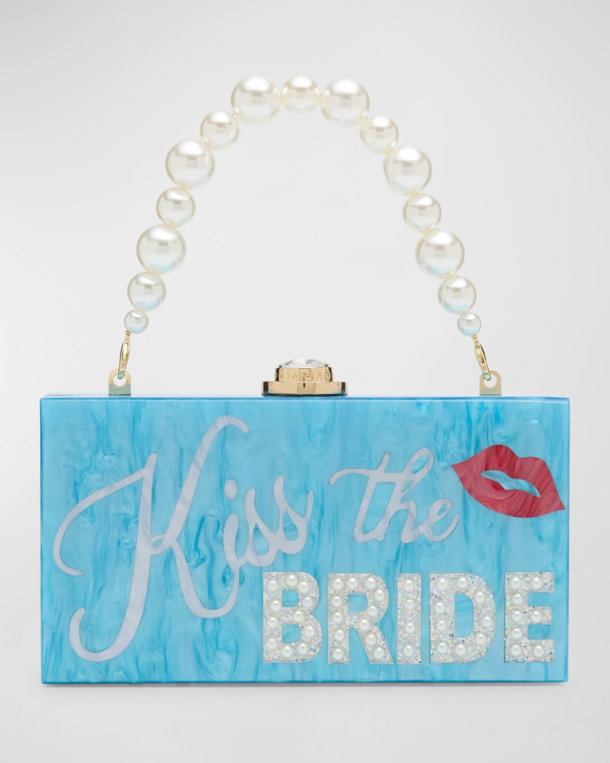 Sophia Webster Cleo Kiss the Bride Clutch Bag