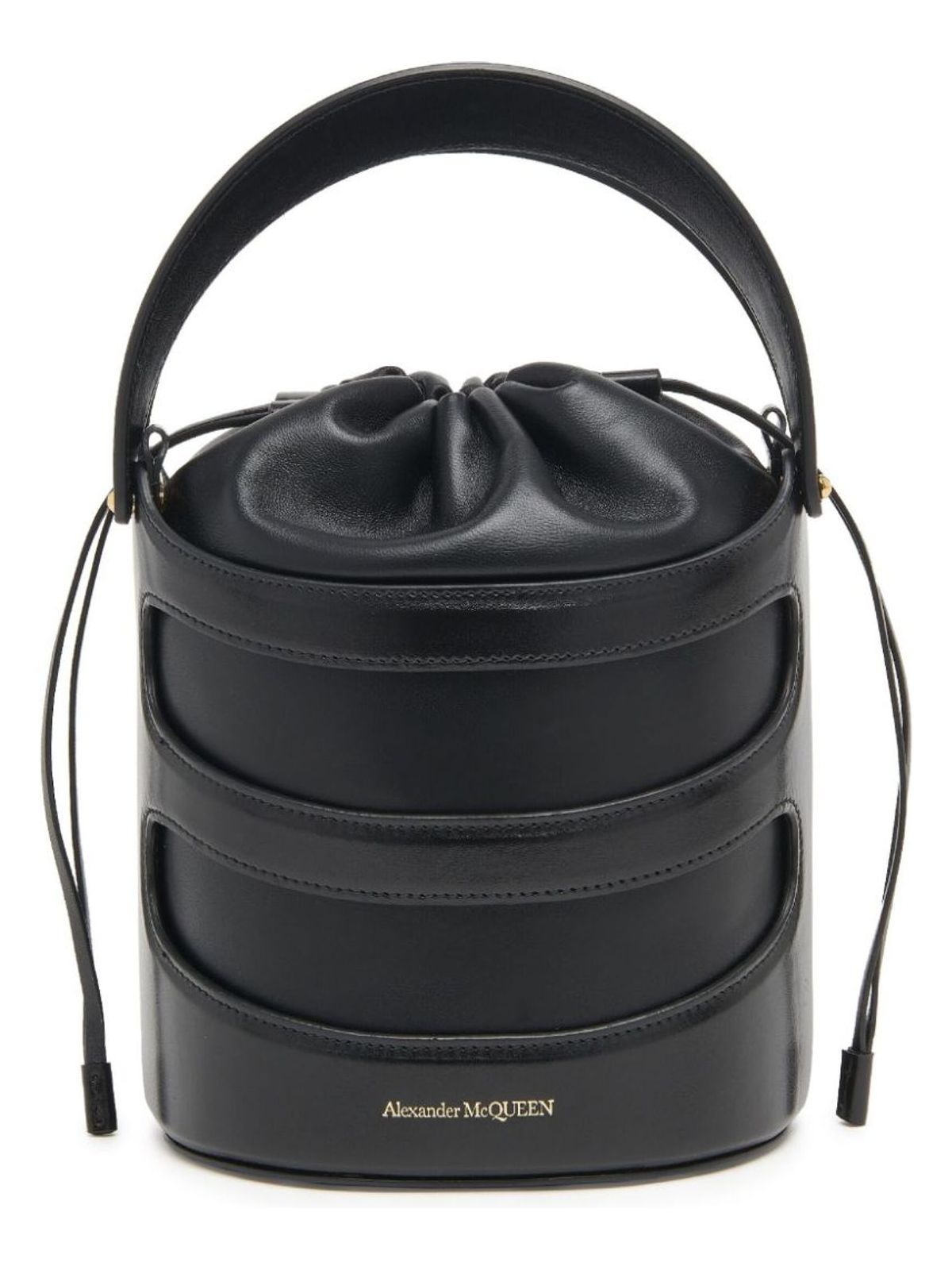 Alexander Mcqueen Women's The Rise Bucket Bag in Black | Size UNI | 7871261VPGI1000