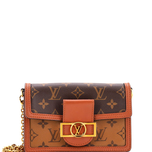 Dauphine Chain Wallet Reverse Monogram Canvas