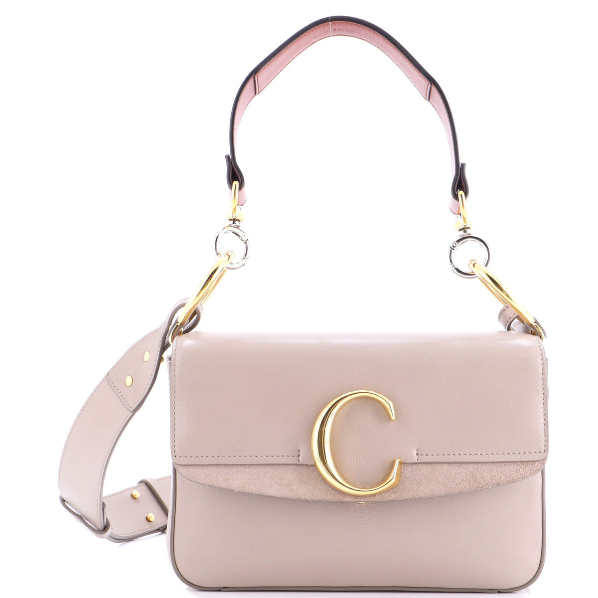 Chloe CHLOE C Double Carry Bag Leather Small