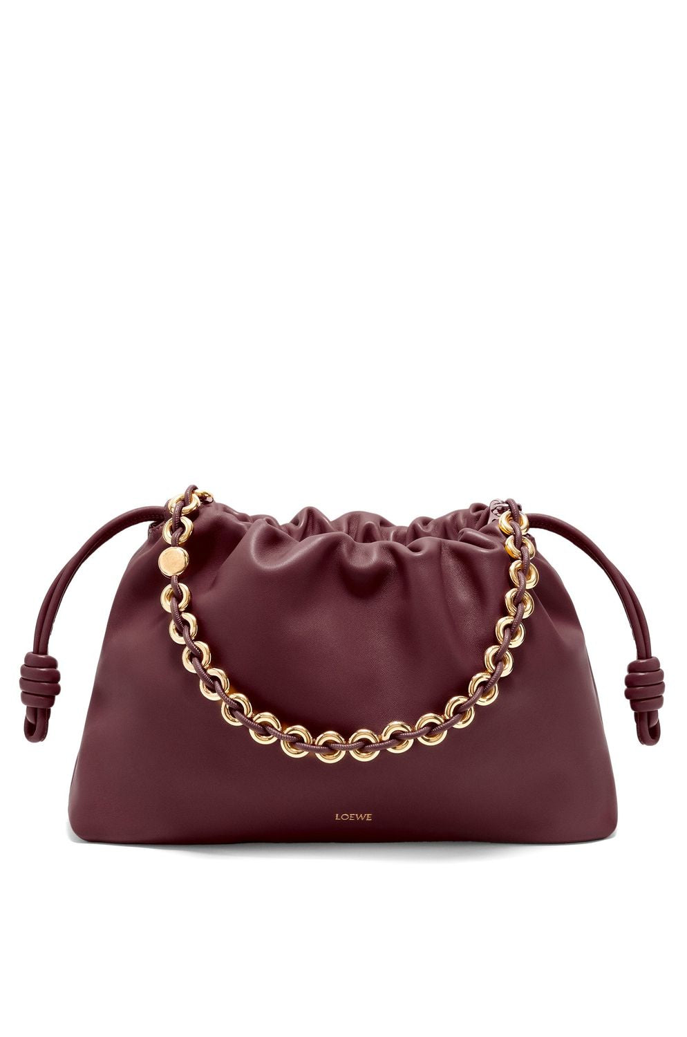 Loewe Women's Flamenco Purse Large Bag in Drkbugundy | A411FPDX01