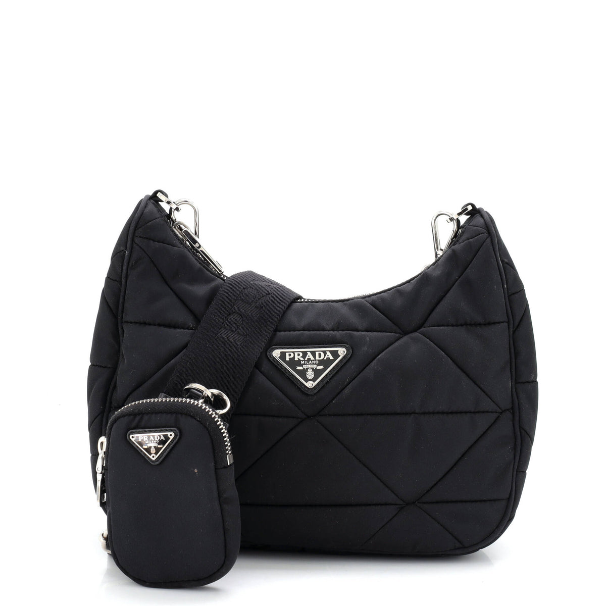 Prada PRADA Re-Edition Shoulder Bag Quilted Tessuto Small