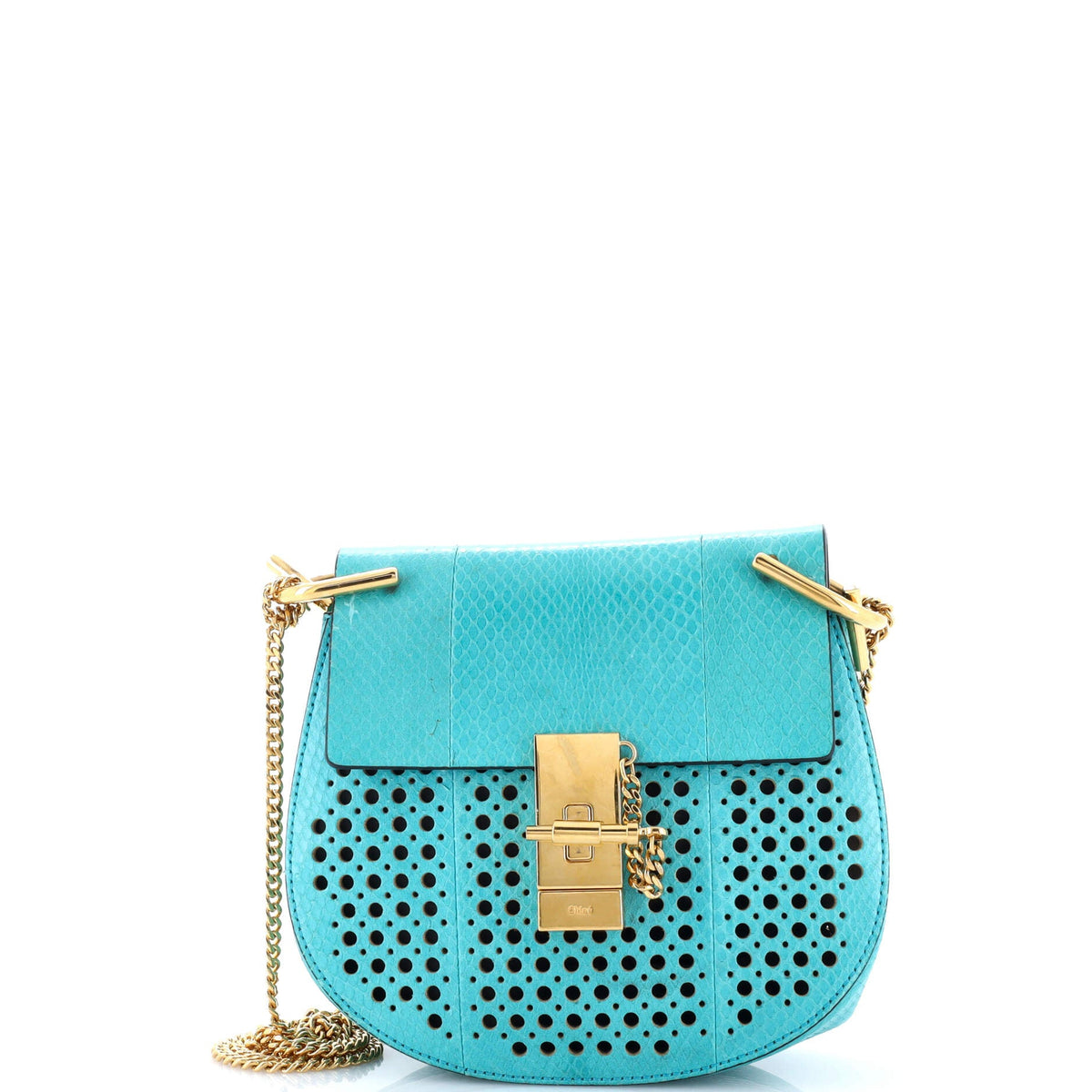 Chloe CHLOE Drew Crossbody Bag Perforated Ayers Mini