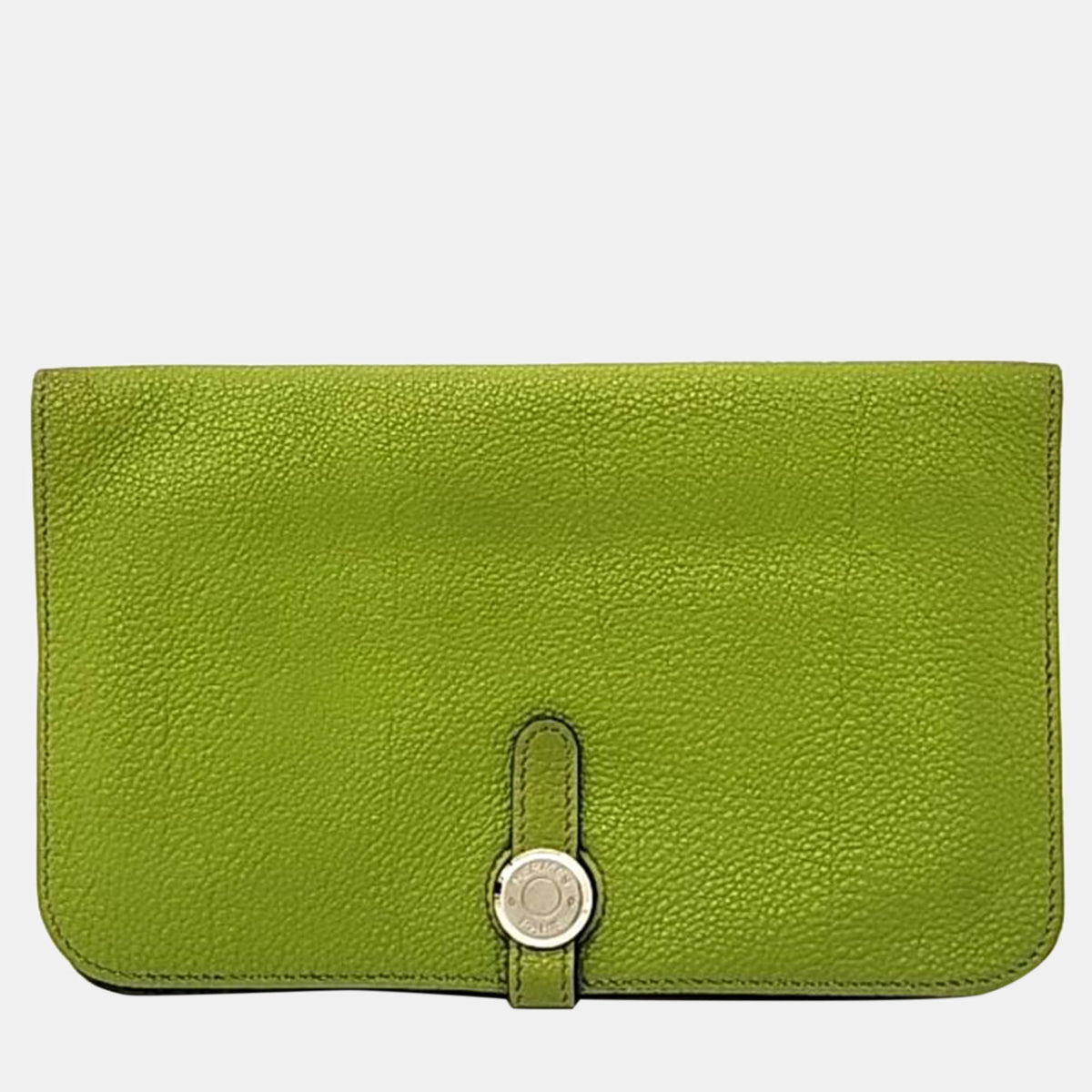 Hermès Vert Anis Togo Dogon Long Wallet