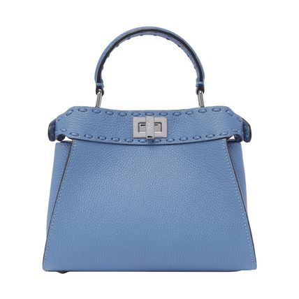 Fendi Women's Peekaboo Mini Bag in Blueviolet | 8BN244ARBB