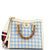 GUCCI Diana NM Bamboo Handle Tote GG Raffia Small