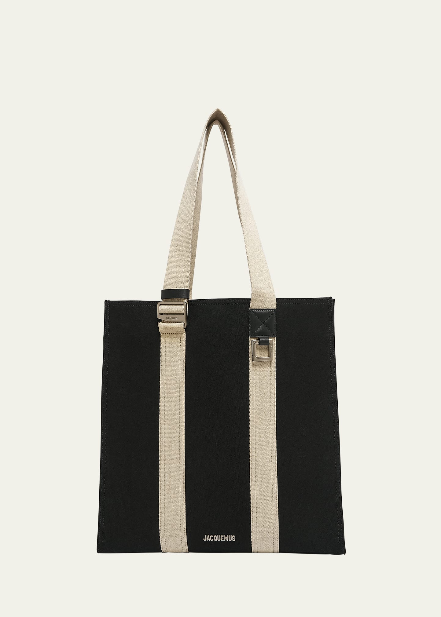 Jacquemus Men's Grosgrain Messenger Tote Bag