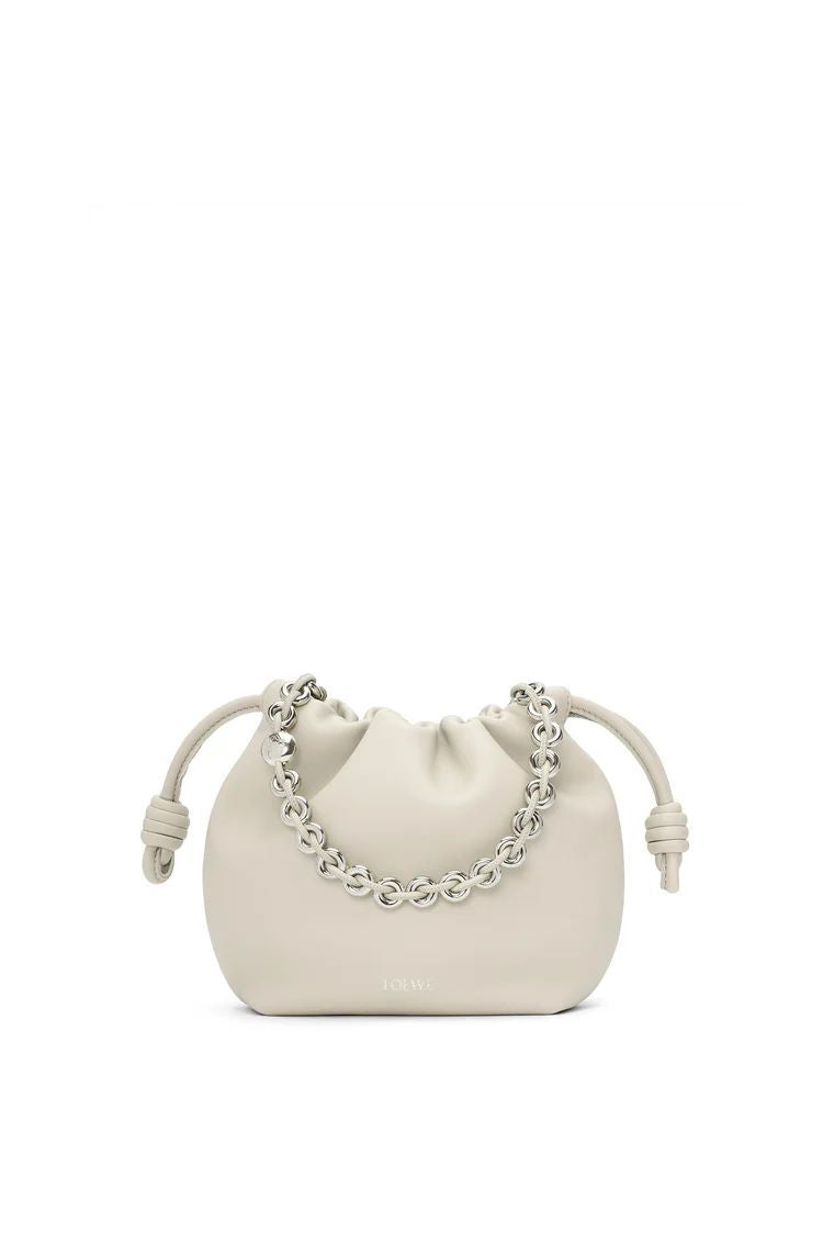 Loewe Women's Flamenco Drawstring Mini Bag in Seasalt | A914CBPX03
