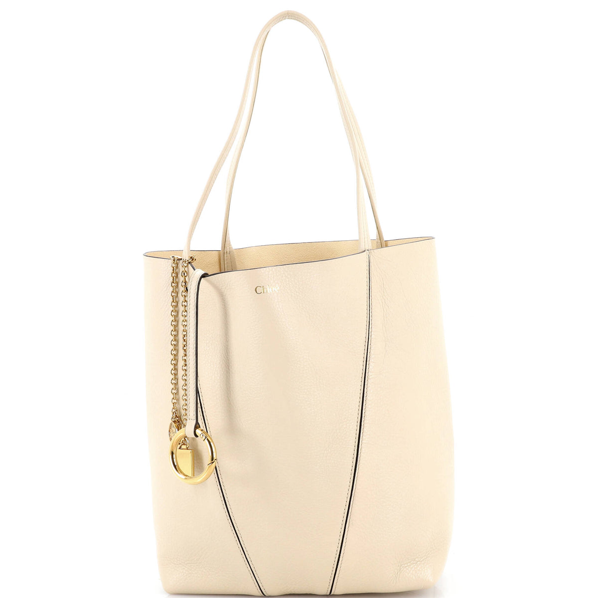 Chloe CHLOE Spin Tote Leather Medium